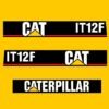 Fits IT12F Caterpillar Wheel Loader Replacement Decals - Dun Decals