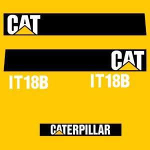 fits-it18b-caterpillar-wheel-loader-replacement-decals-1126662 Fits IT18B Caterpillar Wheel Loader Replacement Decals - Dun Decals