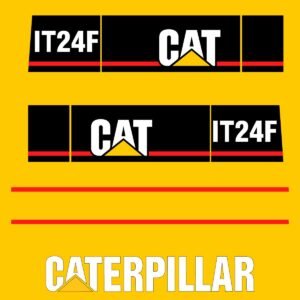 fits-it24f-caterpillar-wheel-loader-replacement-decals-9260876 Fits IT24F Caterpillar Wheel Loader Replacement Decals - Dun Decals