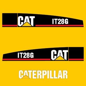 Fits IT28G Caterpillar Wheel Loader Replacement Decals - Dun Decals