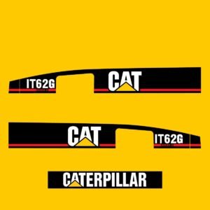 Fits IT62G (Series 2) Caterpillar Wheel Loader Replacement Decals - Dun Decals