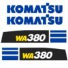 fits-komatsu-wa380-8-replacement-decal-sticker-outdoor-durable-laminate-6923941 Fits WA380-8 Komatsu Wheel Loader Replacement Decal Kit