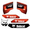 Fits S62 R - Series Bobcat Skid Steer Replacement Decals - Dun Decals