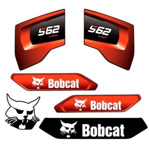 fits-s62-r-series-bobcat-skid-steer-replacement-decals-5461471 Fits S62 R - Series Bobcat Skid Steer Replacement Decals - Dun Decals