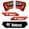 Fits S70 Bobcat Skid Steer Loader Replacement Decals - Dun Decals