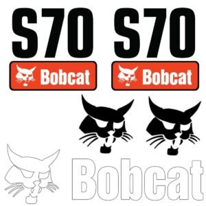 fits-s70-bobcat-skid-steer-replacement-decals-7895270 Fits S70 Bobcat Skid Steer Replacement Decals - Dun Decals