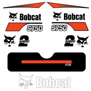 fits-s750-bobcat-replacement-decal-sticker-outdoor-durable-laminate-5306560 Fits S750 Bobcat Skid Steer Replacement Decals