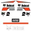 fits-s850-bobcat-alt-rear-replacement-decal-sticker-outdoor-durable-laminate-2778128 Fits S850 (Alt Rear) Bobcat Skid Steer Replacement Decals