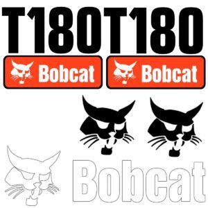 fits-t180-bobcat-replacement-decal-sticker-outdoor-durable-laminate-1053826 Fits T180 Bobcat Replacement Decal Sticker - Outdoor Durable Laminate