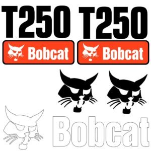 fits-t250-bobcat-replacement-decal-sticker-outdoor-durable-laminate-1196183 Fits T250 Bobcat Replacement Decal Sticker - Outdoor Durable Laminate