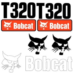 fits-t320-bobcat-replacement-decal-sticker-outdoor-durable-laminate-8383579 Fits T320 Bobcat Skid Steer Replacement Decals