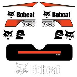 fits-t750-bobcat-replacement-decal-sticker-outdoor-durable-laminate-5454360 Fits T750 Bobcat Skid Steer Replacement Decals