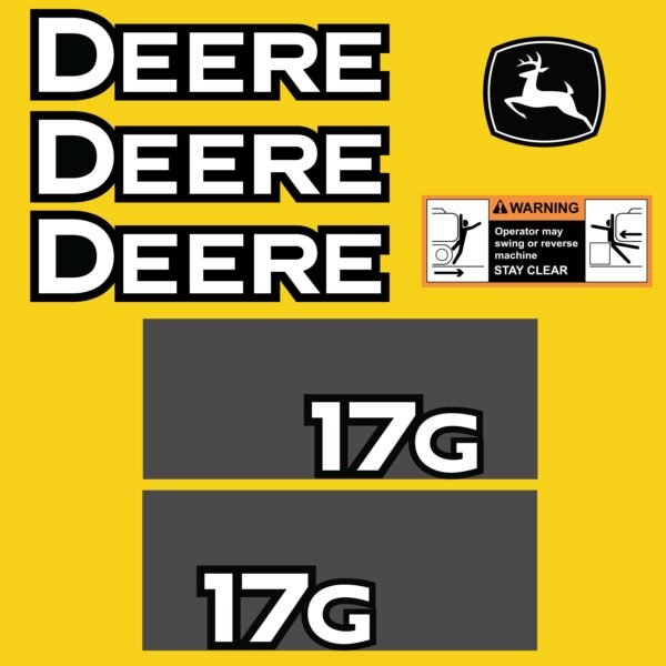 il_fullxfull.6944947587_f1um.jpg Fits 17G John Deere Excavator Replacement Decals