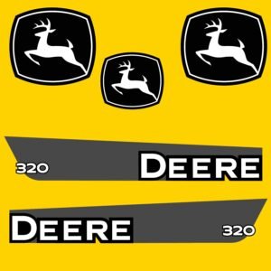 il_fullxfull.6990082498_5k0z.jpg Fits 320 John Deere Skid Steer Replacement Decals