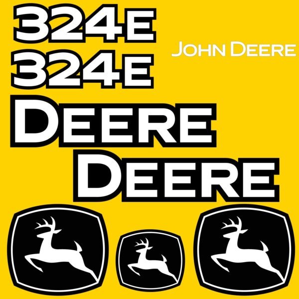 il_fullxfull.6990088118_h1g3.jpg Fits 324E John Deere Skid Steer Replacement Decals
