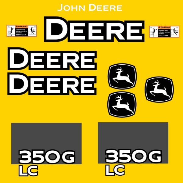 il_fullxfull.7038099171_1d9y.jpg Fits 350G LC John Deere Excavator Replacement Decals