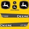 Fits CT322 John Deere Skid Steer Replacement Decals