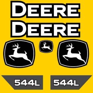 Fits 544L John Deere Wheel Loader Replacement Decals