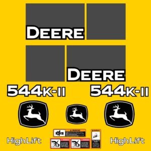 Fits 544K-II John Deere Wheel Loader Replacement Decals