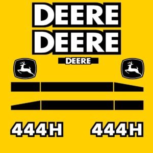 Fits 444H John Deere Wheel Loader Replacement Decals