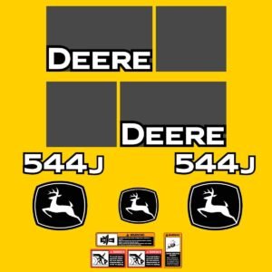 Fits 544J John Deere Wheel Loader Replacement Decals