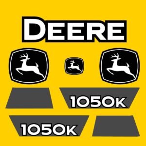 Fits 1050K John Deere Crawler Dozer Replacement Decals