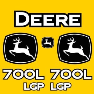 Fits 700L LGP John Deere Crawler Dozer Replacement Decals