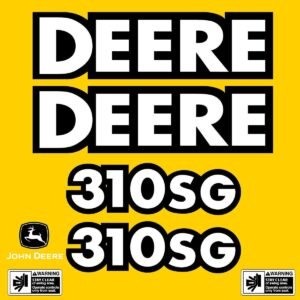 Fits 310SG (Pre 2004) John Deere Backhoe Loader Replacement Decals