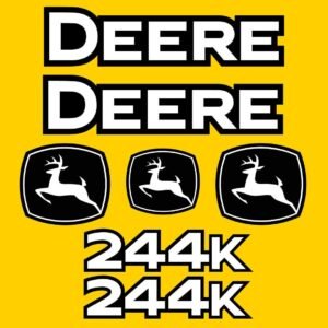 Fits 244K John Deere Wheel Loader Replacement Decals