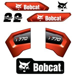 Fits T770 Bobcat Track Loader Replacement Decals