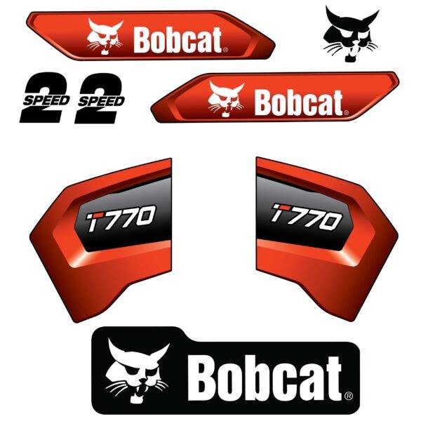 Fits T770 Bobcat Track Loader Replacement Decals