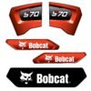 Fits S70 Bobcat Skid Steer Loader Replacement Decals