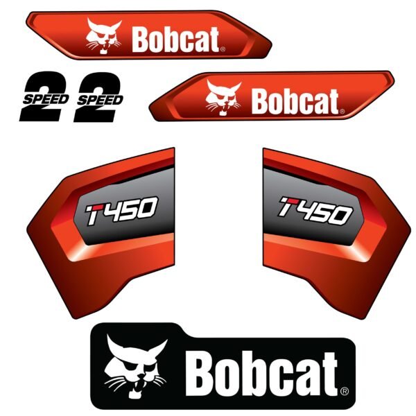Fits T450 Bobcat Track Loader Replacement Decals