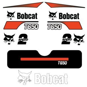 Fits T650 Bobcat Track Loader Replacement Decals