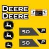 Fits 50 P-Tier John Deere Excavator Replacement Decals
