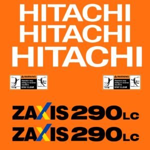 zx290lc-5 Fits ZX290LC-5 Hitachi Excavator Replacement Decals